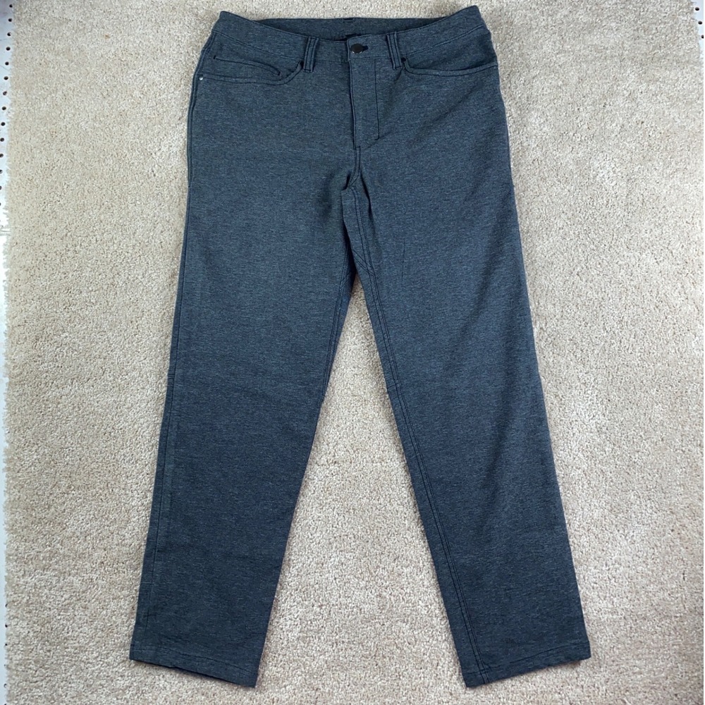 Lululemon ABC Pants Tech Canvas Mens Size‎ 30 Charcoal Grey Athleisure